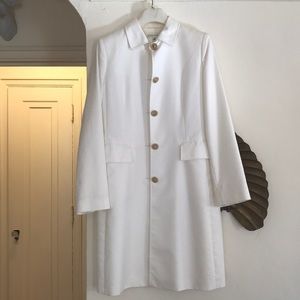 SOLD Banana Republic White Trench Coat